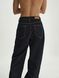 Deep blue baggy jeans