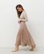 Elegant Ribbed Midi Skirt