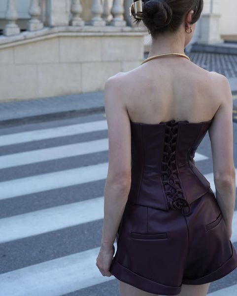 Eco-Leather Corset