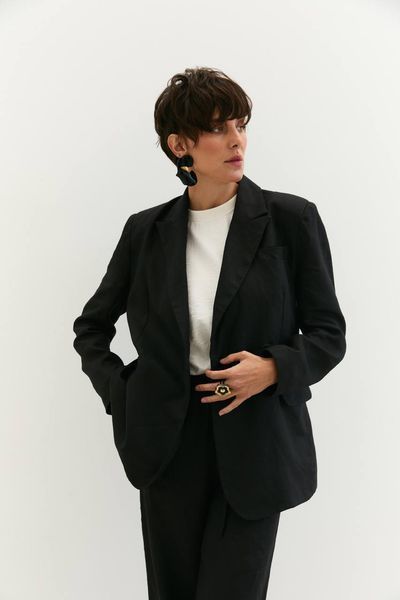 Linen Tailored Blazer