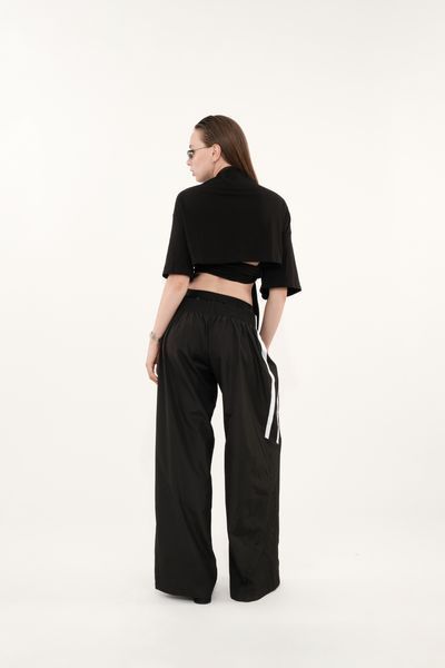 Sushi Crop T-Shirt Black