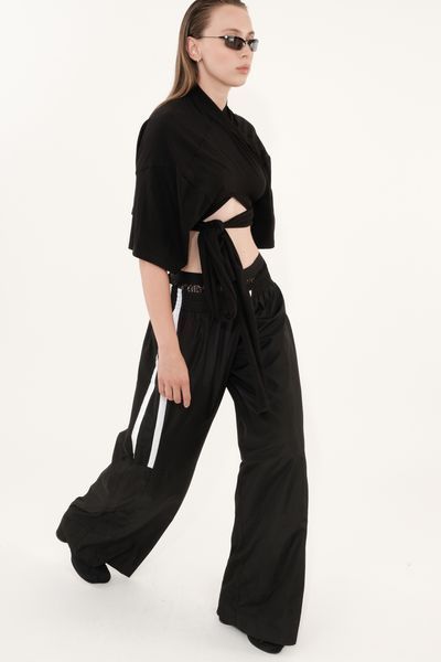 Sushi Crop T-Shirt Black
