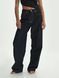 Deep blue baggy jeans